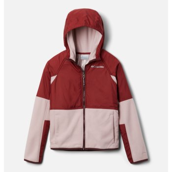 Columbia Jas Jongens, Basin Butte Fleece Roze Rood, 40CVOKURJ